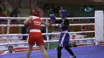 Kadınlar Türkiye Boks şampiyonasında yarı final maçları başladı