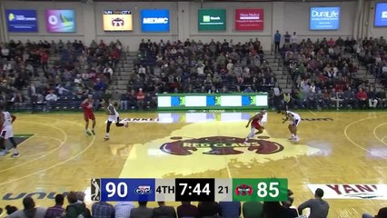 Jalen Hudson rattles the rim on the finish!