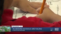 More than a dozen Arizona schools are failing, which means they could potentially be shut down