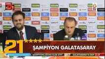 Galatasaraylı futbolcular, Fatih Terim'in basın toplantısını bastı