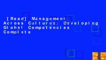 [Read] Management Across Cultures: Developing Global Competencies Complete