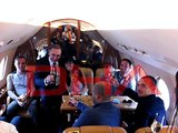 Sneijder uçakta..