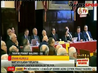 G.Saray divan kurulunda Sabri Sarıoğlu ve Burak Yılmaz tepkisi