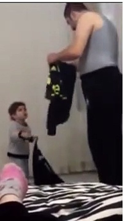 Fenerbahçe forması giymek istemeyen çocuk!