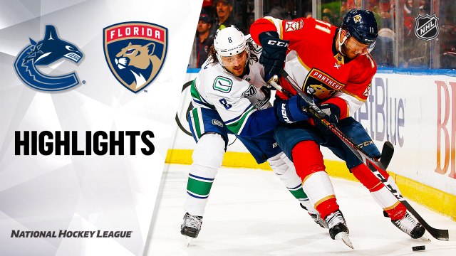 NHL Highlights | Canucks @ Panthers 1/9/20