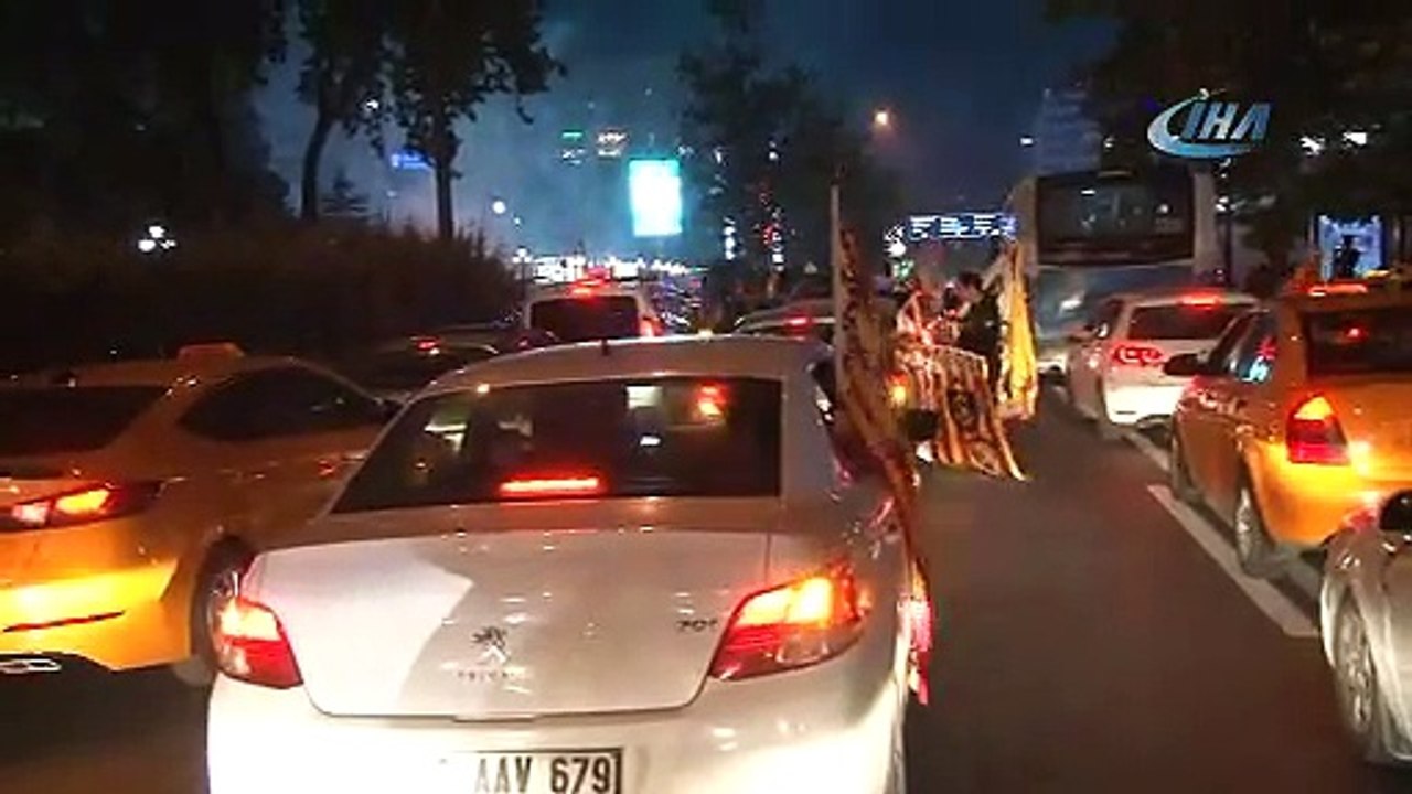 Kızılay’da Galatasaraylı taraftarların şampiyon...