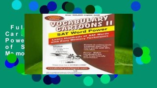 Full E-book  Vocabulary Cartoons II, SAT Word Power: Learn Hundreds of SAT Words with Easy Memory