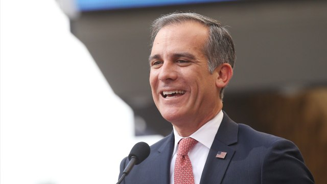 Los Angeles Mayor Garcetti Endorses Biden For President