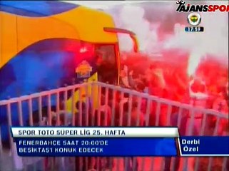 Fenerbahçe takım otobüsü yola çıktı!