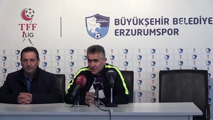 - Büyükşehir Belediye Erzurumspor Teknik Direktörü Mehmet Altıparmak'ın konuşması
