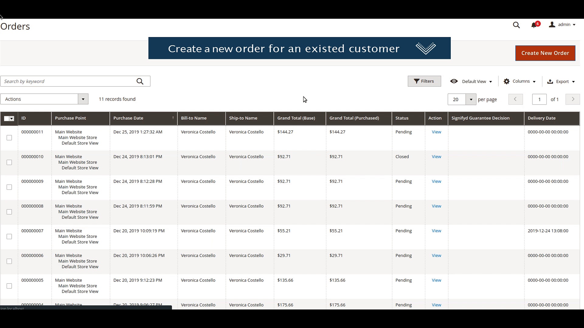 Magento 2 Admin Paymnet Method Extension
