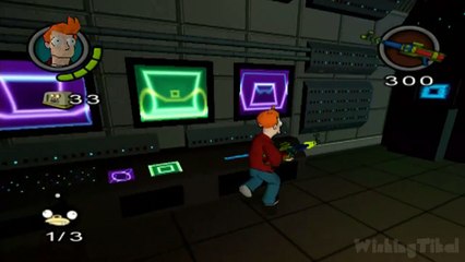 Futurama Walkthrough Part 22 (PS2, XBOX) Level 22: Fry Fights Back (Ending)