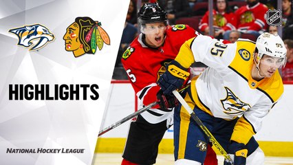 NHL Highlights | Predators @ Blackhawks 1/9/20