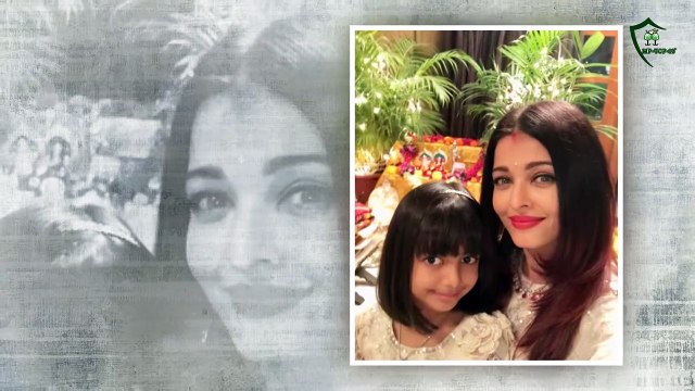 Aishwarya Rai,Aaradhya Bachchan & Abhishek Bachchan celebrating Diwali at Juhu residence