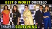 Chhapaak SCREENING BEST & Worst Dressed Stars | Ranveer, Deepika, Laxmi Agarwal, Rekha | UNCUT