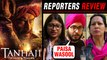 Tanhaji REPORTERS Review ⭐⭐⭐ | Ajay Devgn, Kajol | Tanhaji MOVIE REVIEW