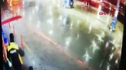 akaryakıt istasyonu çalışanı ölümden döndü