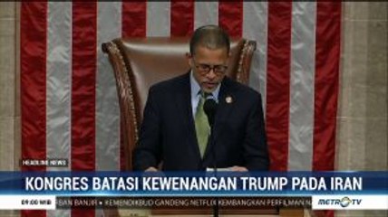 Kongres AS Batasi Kewenangan Trump pada Iran