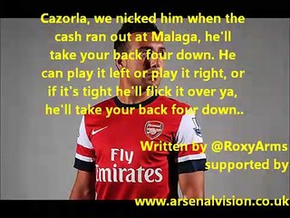 Santi Cazorla şarkısı