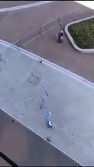 Manchester Cityli futbolcular şampiyonluk kupasını balkondan düşürdü!