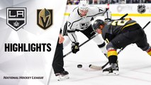 NHL Highlights | Kings @ Golden Knights 1/9/20