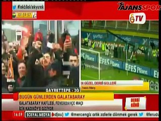 Galatasaray taraftarından coşkulu uğurlama