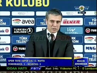 Ersun Yanal derbi sonrası konuştu! Bölüm 1