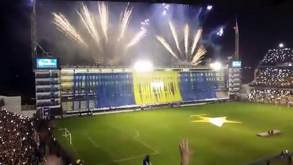 Boca Juniors taraftarı şampiyonluğu kutluyor