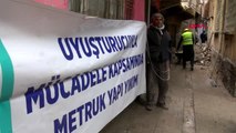 Diyarbakır'da tehlike saçan metruk yapılar yıkılıyor