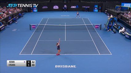 Osaka survives after comeback against Kenin