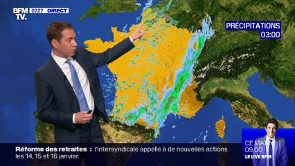 La météo pour ce vendredi 10 janvier 2020