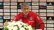 Şenol Güneş, takımın kamp yaptığı otelde basın toplantısı düzenledi.