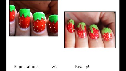 Worst Nail Designs! (Bloopers of Nail Art - Worst Nail Art Funny!)