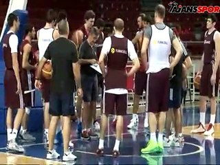 A Milli Erkek Basketbol Takımı çalışmalarını sürdürdü!