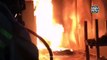 Los Bomberos extinguen un incendio en unas instalaciones deportivas de Triana