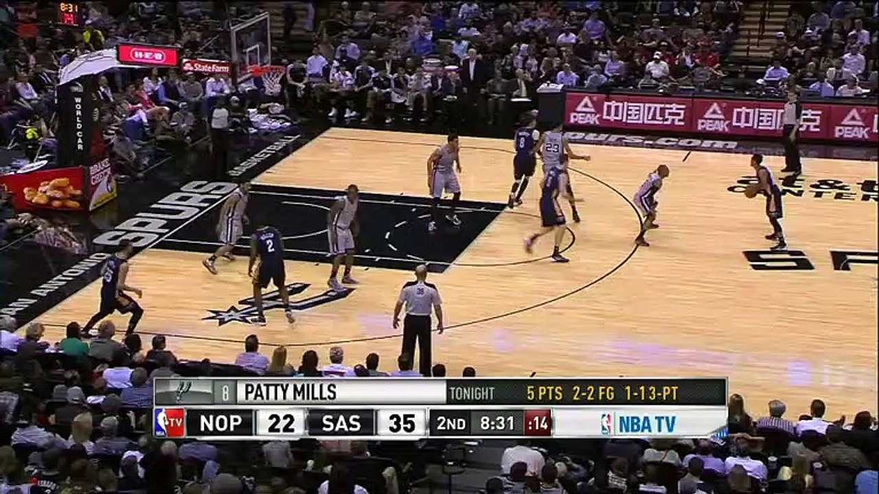 New Orleans Pelicans 80 - 96 San Antonio Spurs