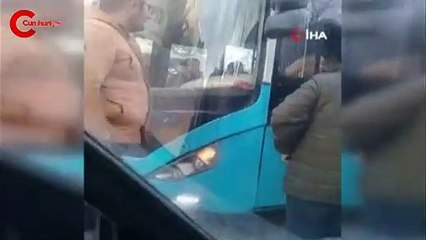 Halk otobüsü şoförüne tepki: Akşam haberlerinde izlersin abi kendini