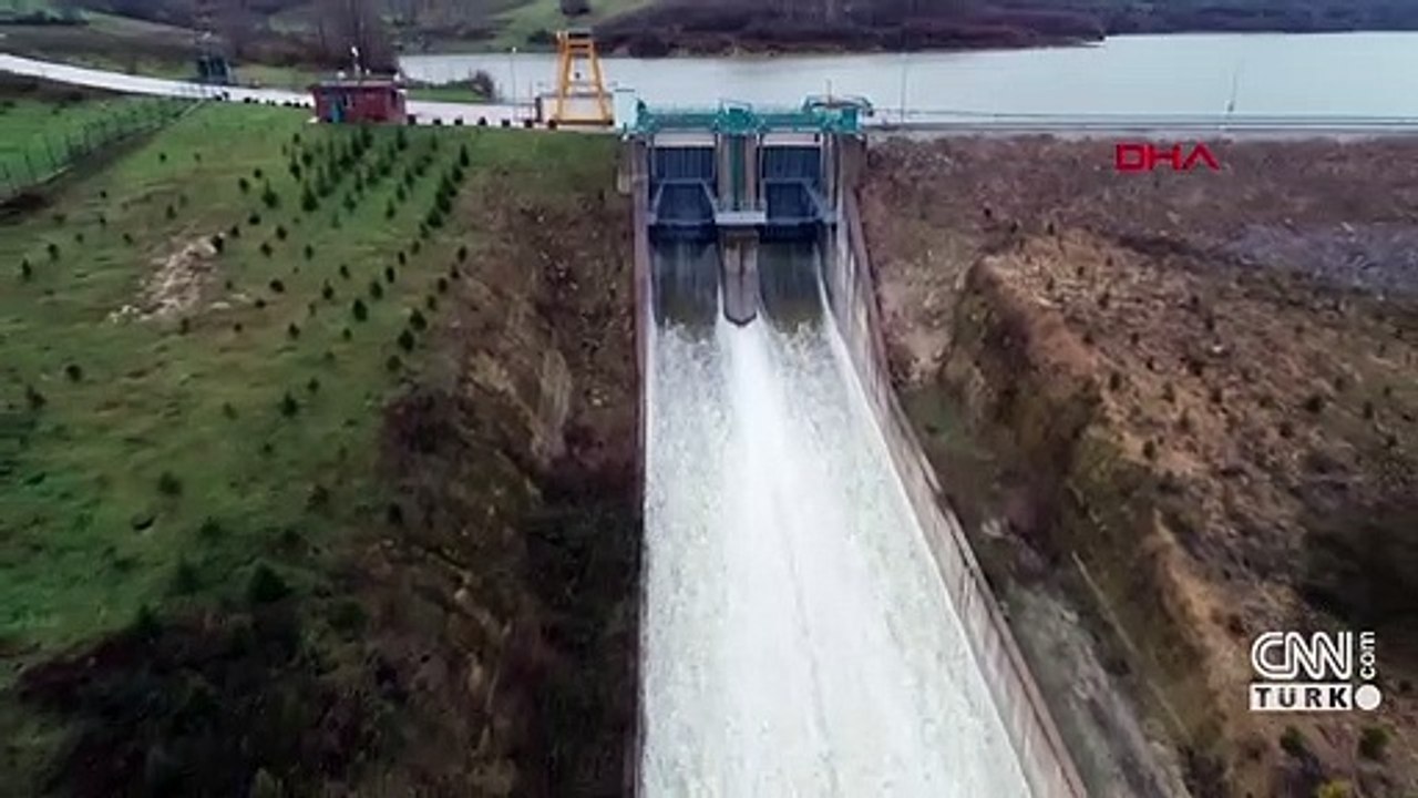 Namazgah Barajı doldu, taştı