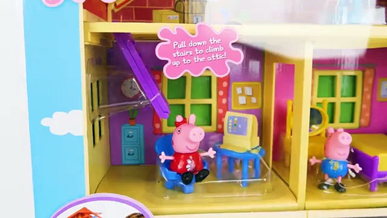 PEPPA PIG gets a new toy House in this Kids Learning Video-