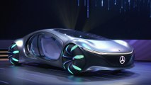 Mercedes-Benz VISION AVTR on stage at the CES 2020