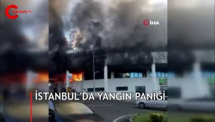 İstanbul'da yangın paniği