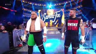 Big Show returns to help Owens & Joe battle Rollins & The AOP- Raw, Jan. 6, 2020 - YouTube