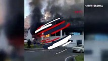 Başakşehir'de yangın paniği! Okul tahliye edildi