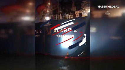 Rumelifeneri açıklarında balıkçı teknesi ile tanker çarpıştı!