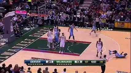 Скачать видео: Denver Nuggets 112-111 Milwaukee Bucks