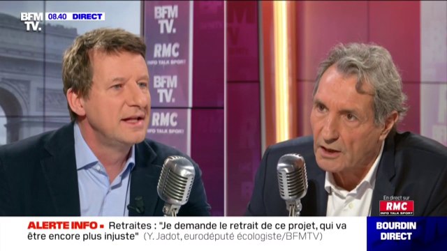 Réforme des retraites: Yannick Jadot estime qu' il faut qu'il y ait une conférence de financement