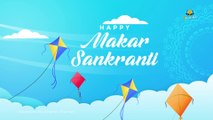 Happy Makar Sankranti 2020 (Kite Festival) celebration background | Animation, Ecard, Greeting