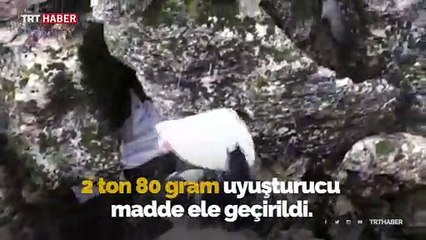 Lice'de narko terör operasyonu: 2 ton esrar ele geçirildi