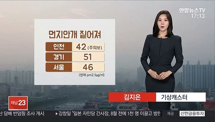 [날씨] 주말 미세먼지 '나쁨'…추위 주춤