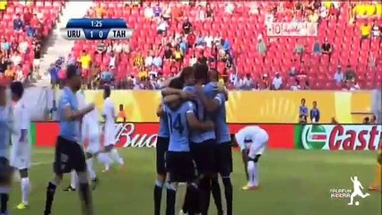 Ne çektin be Tahiti... Uruguay 8-0 Tahiti